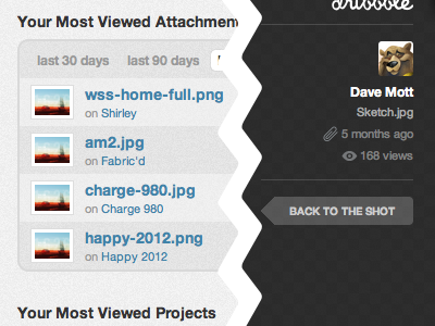 Stattachments attachments dribbble stats views wip