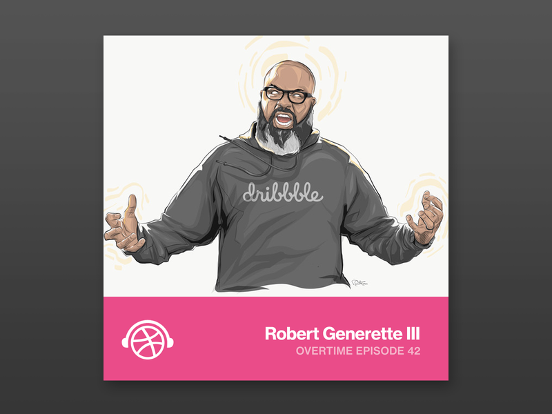 Overtime with Rob Generette III adobe dribbble illustration ipad overtime podcast