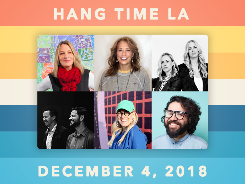 Grab an early bird ticket to Hang Time LA while you can! conference design dribbble hang time