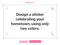 Design a Sticker for Your Hometown