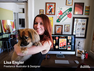Design is a long game: Lisa Engler shares invaluable advice 🎥 designer dribbble freelance illustrator