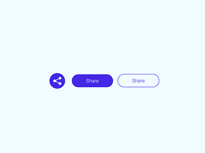 Share Button 008 app button daily 100 challenge dailyui design flat icon ui ux vector
