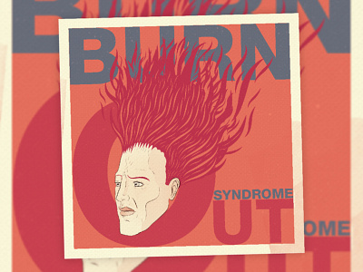 Burn Out Syndrome adobe illustrator adobe photoshop burnout illustration illustrator photoshop psicology psychology vector