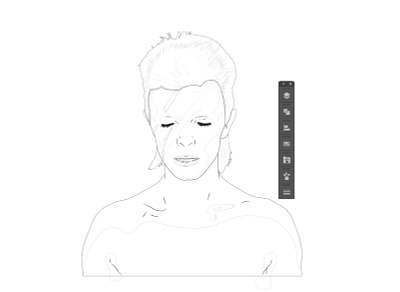 David Bowie Aladdin Sane | Rebound adobe illustrator adobe photoshop aladdinsane david bowie illustration illustrator photoshop rebound