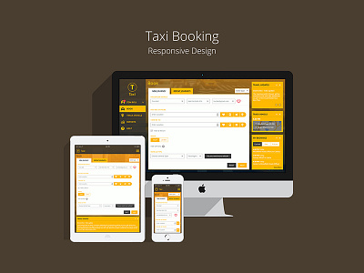 Taxi Booking Responsive Website app responsive taxi