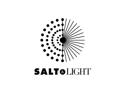 Salt & Light Opt-02 2019 branding christian combination didots dots futura ldk le dang khoa light lines logo media saigon salt vietnam
