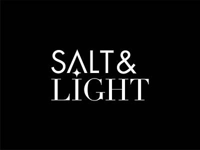 Salt & Light Opt-03 2019 branding didots flare futura ldk le dang khoa light logo media salt salt light star typography