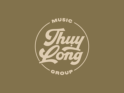 Thuy Long Music Group 2020 branding circle design label ldk le dang khoa logo music music group old school proposal retro saigon thuy long tlmg vietnam vintage vynil