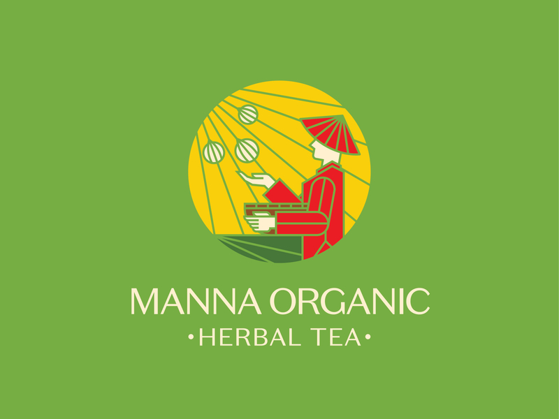 Manna Organic - Herbal Tea variations 2021 agriculture branding exploration farmer herbal herbal tea logo manna non la nong dan organic organic products proposal saigon straw hat tea variations vietnam vietnamese