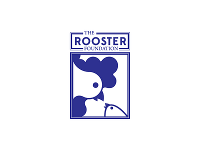 The Rooster Foundation blue branding chicken csr father foundation logo mj rooster saigon son vietnam