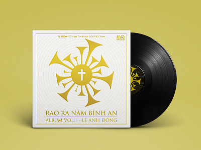Album Artwork - Rao Ra Nam Binh An 100th anniversary album artwork brass christian cover cross design graphic illustration saigon vietnam