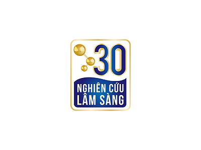 "30 Clinical Provens" Proposal-1 30 blue clinical provens golden icon nghien cuu lam sang nutrition proposal vietnam