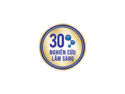 "30 Clinical Provens" Proposal-2 30 blue clinical provens golden icon nghien cuu lam sang nutrition proposal vietnam