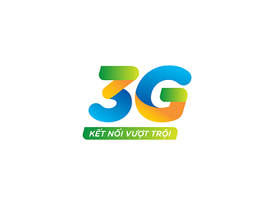 3g Logo Proposal 03 3g blue gradient green internet mobile orange proposal telecom vibrant vietnam