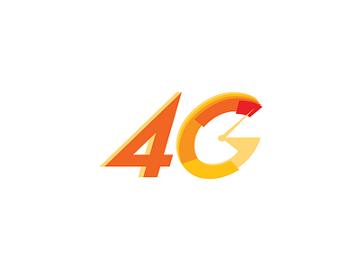 4G Logo Proposal 03 4g green internet logo mobile orange proposal speed telecom vietnam