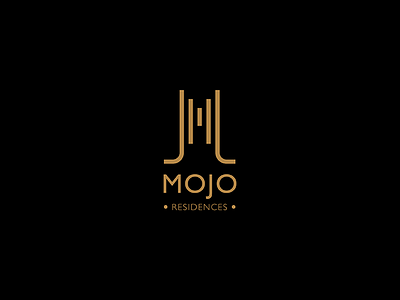Mojo Proposal 01 apartment black elegant gold logo m mojo premium proposal real estate saigon vietnam