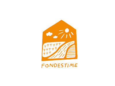 丰的時光 FONDESTIME - Branding design_ Option4 branding branding design graphic illustrator logo taiwan typography