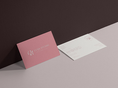 Luqa studio - Business Card Design business card design card graphic illustrator
