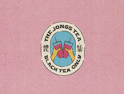 THE JONGS TEA branding design graphic illustrator logo