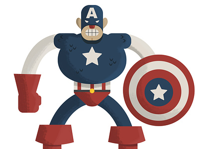 Captain America avengers captain america illustration marvel comics vector