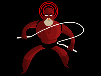 Daredevil avengers daredevil illustration marvel marvel comics vector