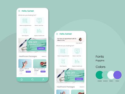 Hospital App - UI design