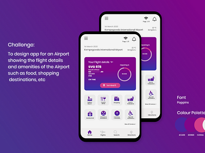 Airport app - UI