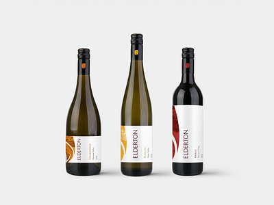 Elderton Wine Branding brand design brand identity branding design logo packaging packaging design wine bottle wine label
