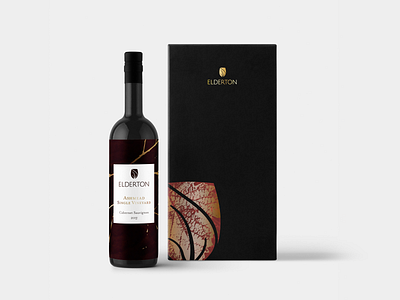 Elderton Wine Branding brand design brand identity branding design logo packaging packaging design wine bottle wine label