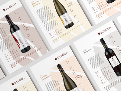 Elderton Wine Branding brand design brand identity branding design logo packaging packaging design wine bottle wine label