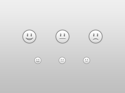:) :| :( frown icon neutral rate smile smiley smileyface