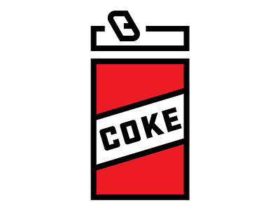 Cola can coca coke cola