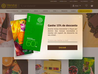 Popup - Chocolate Website