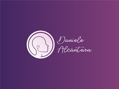 Daniele Alcântara Logo branding dental dentist dentist logo dentistry design dtm logo