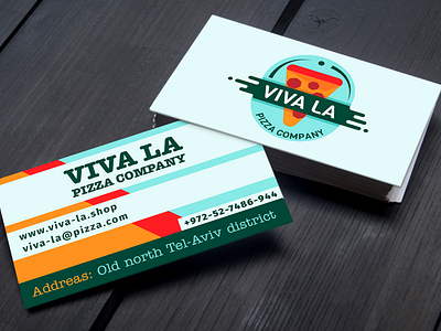 Viva la Pizza Company Business Card