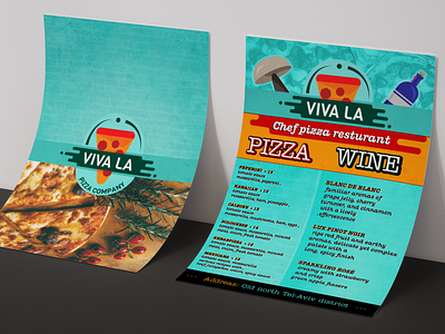 Viva La Pizza Company flyer