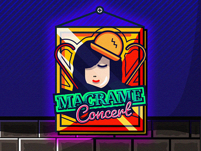 Macrame Concert animation design illustration illustrator logo typography ui vector web website