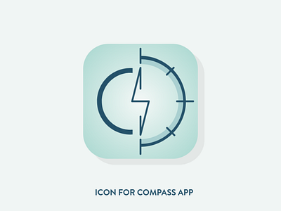 Compass icon #005 DailyUI adobe xd app design icon minimal