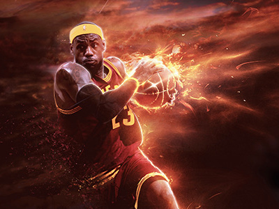 Official NBA Project: Final Render basketball lebron james mvp nba fire slam dunk sport