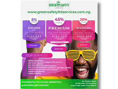 Colorful Advert Banner price list promo promotion