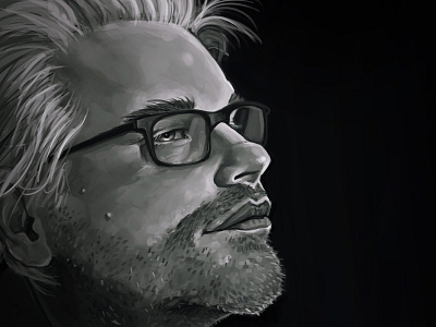 PSH dale c bowers digital phillip seymour hoffman portrait