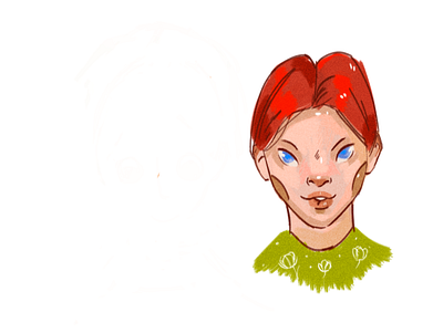 why artwork character design design girl illustration illustrations portrait