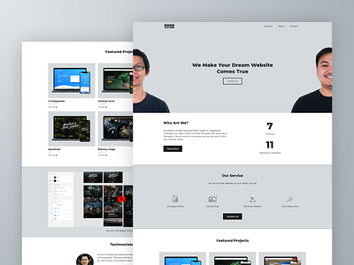 Duosweb - Web Design and Wordpress Development clean design designer developer development hero homepage landing page portfolio simple team theme ui ux web website white wordpress