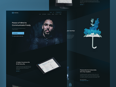 MailSafely | Web Design and Wordpress Development dark dark mode dark theme dark ui design designer developer development elegant security ui ui ux ux web website wordpress wordpress design wordpress developer wordpress development wordpress theme