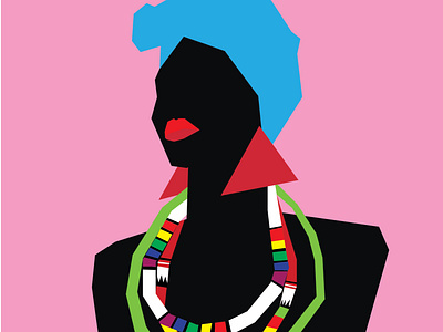 African Women african african woman cato manor design durban flat illustration kasi local vector