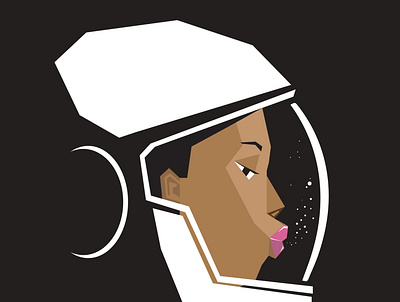 space african african woman design flat illustration vector