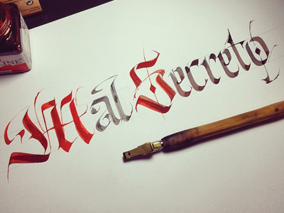 Mal Secreto caligrafia calligraphy lettering luiz melodia typography