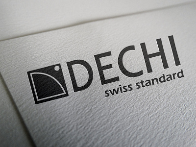 Dechi artwork branding business construction consultancy consultant consultation developer housing logo typography