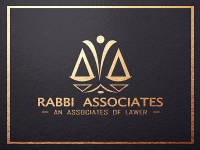 Rabbi Associates business consultancy consultant design illustration judge judgement law firm lawyer logo typography vector