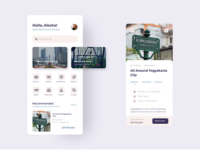 Indonesian Travel Package App design indonesia mobile travel uiux